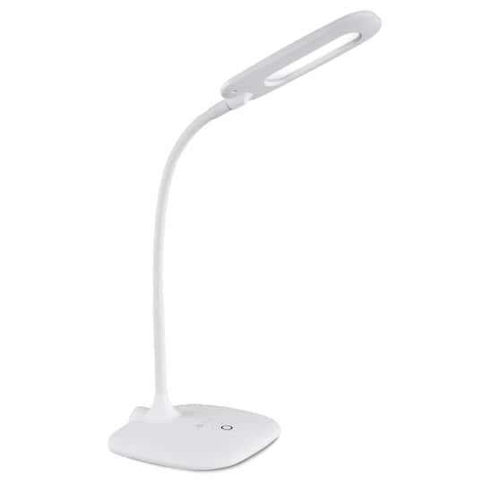 OttLite White Soft Touch LED Desk Lamp
